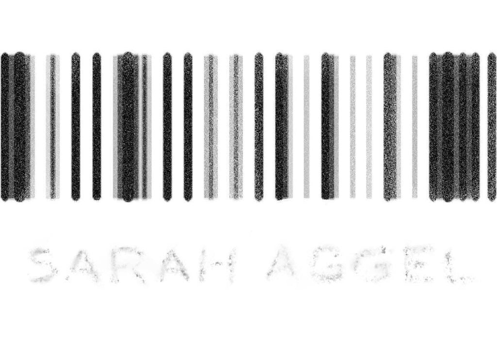 SARAH AGGEL BARCODE TEE