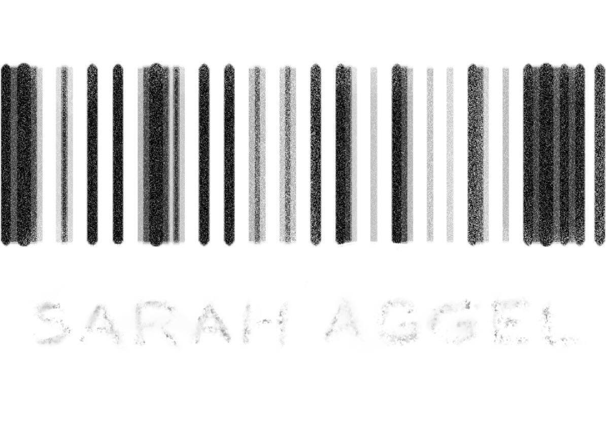 SARAH AGGEL BARCODE TEE