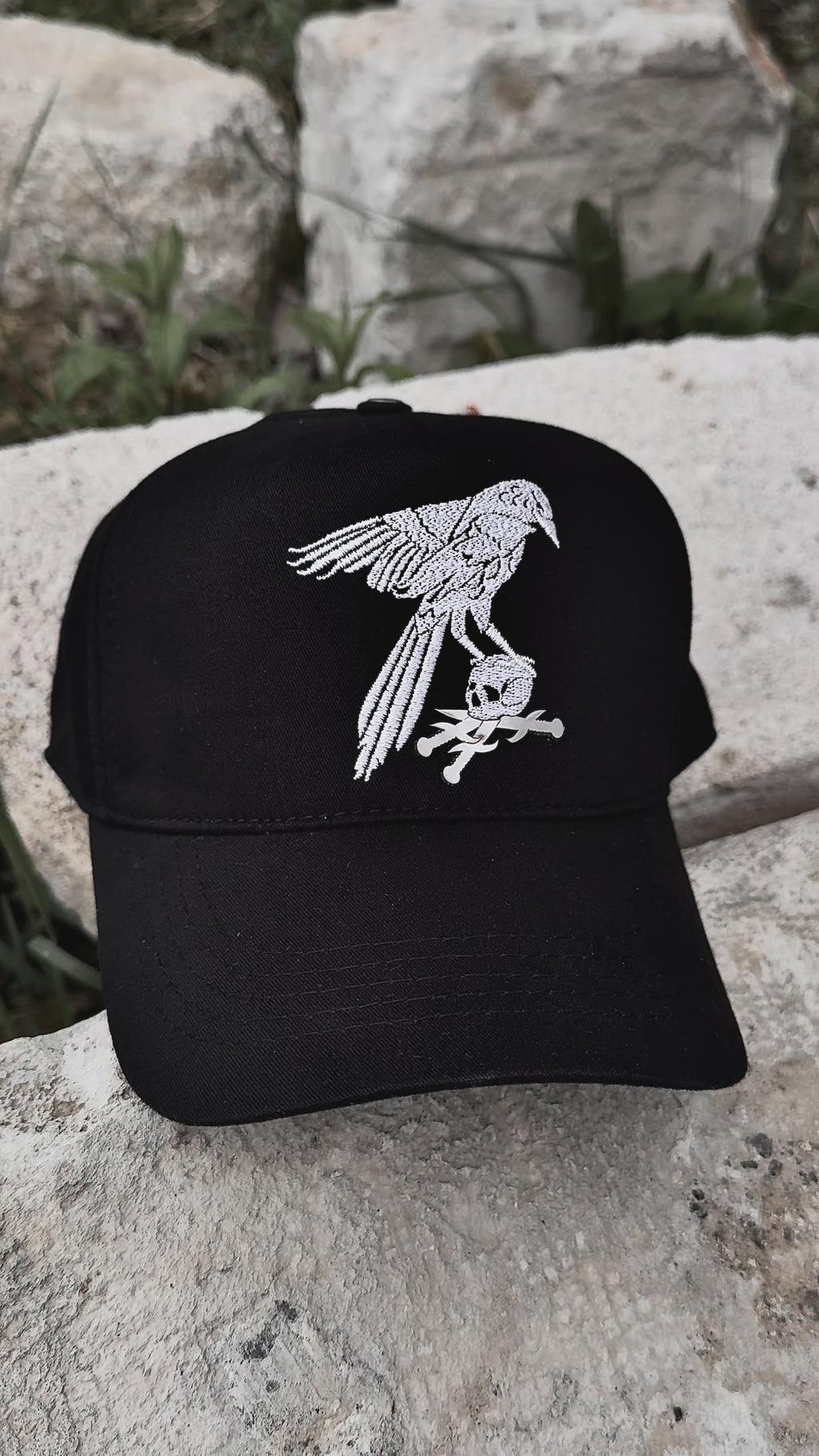 The Raven of Death Trucker Hat