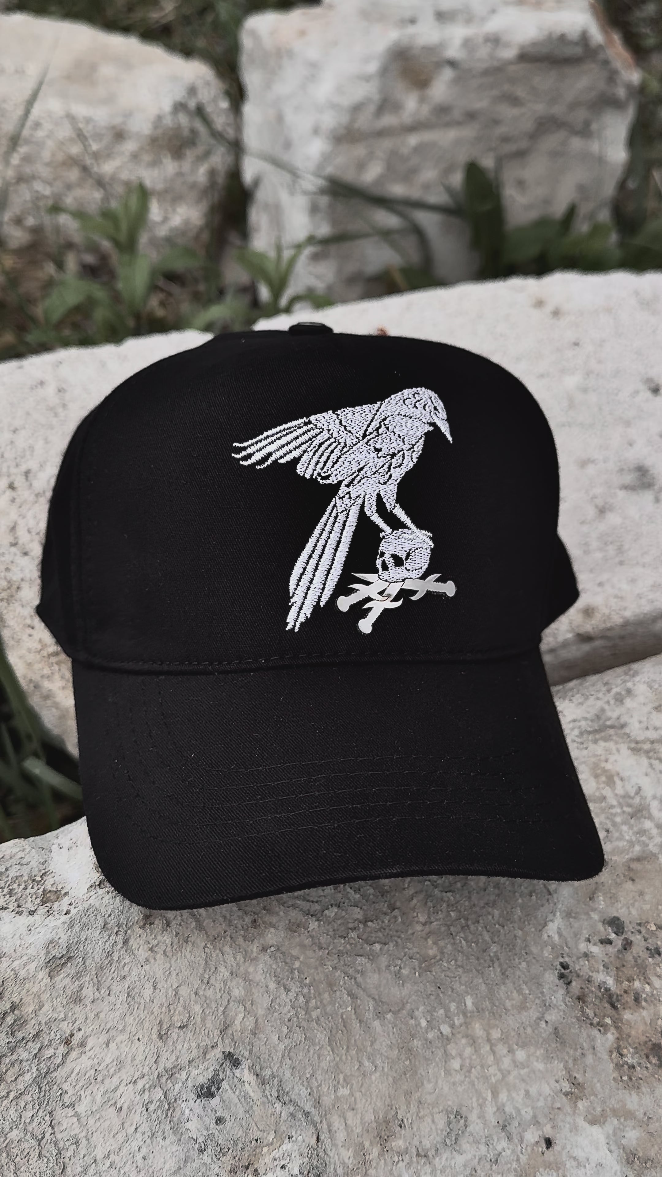 The Raven of Death Trucker Hat